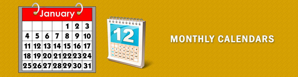 Monthly Calendars